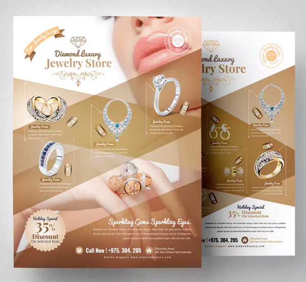 Jewelry Store Flyer Template