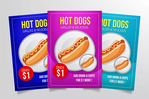Hot Dog Flyer Template