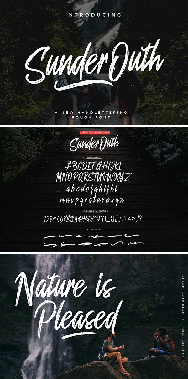 60 Best Brush Fonts For Graphic Designers - 56