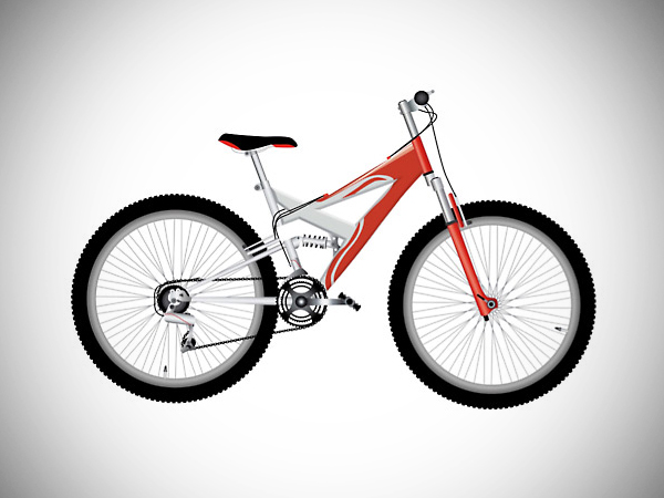How to Create Vector Red Bike