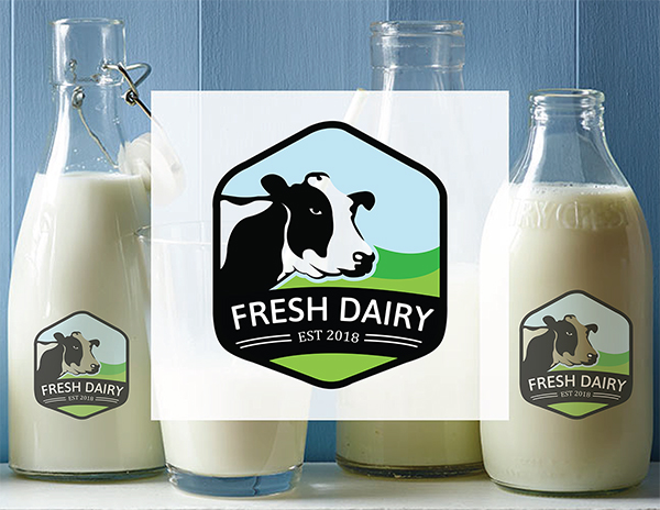 Fresh Dairy Logo Design