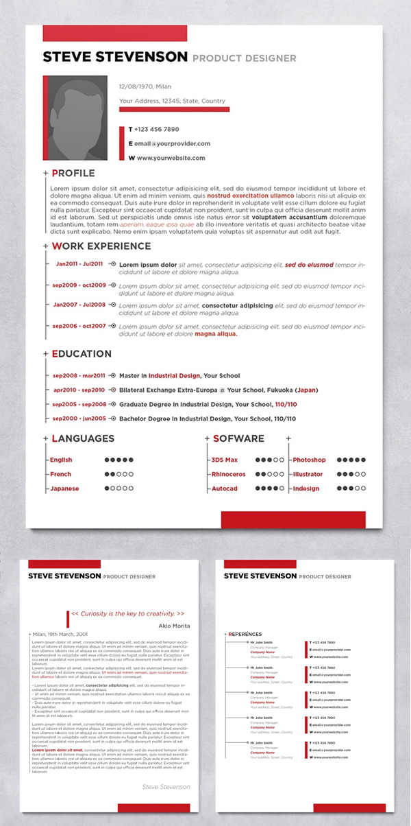CV Resume & Cover Letter Template