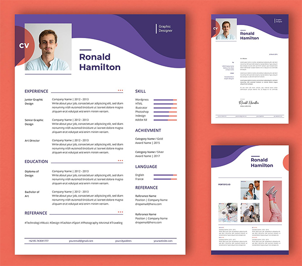 Professional CV And Resume Template