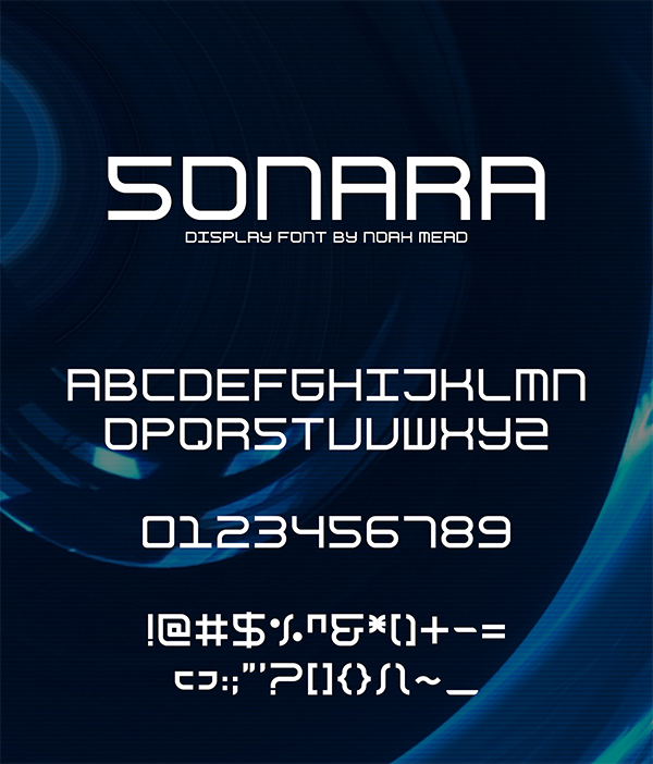 Sonara Display Free Font