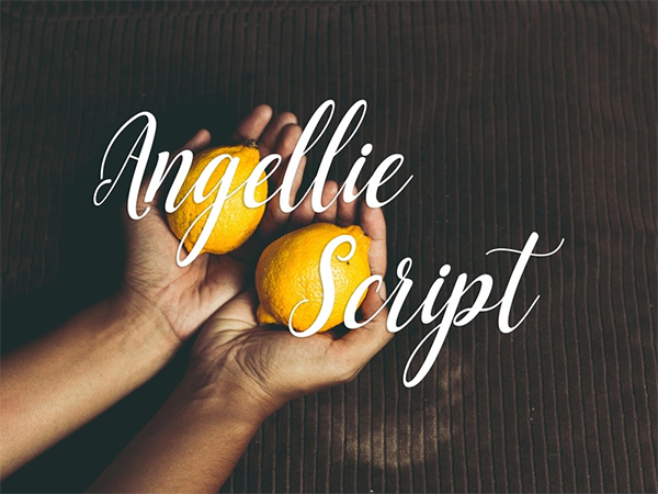 Angellie Script - Free Font