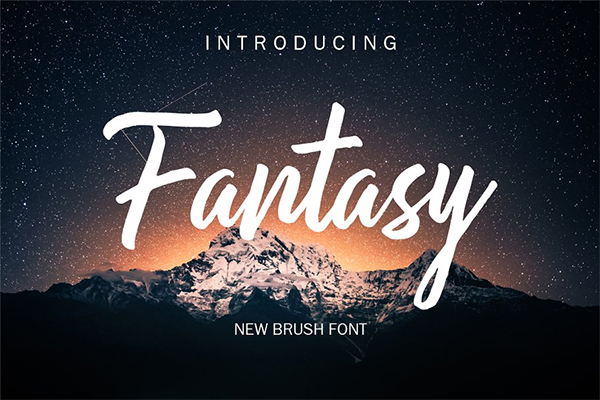 Fantasy Brush Font