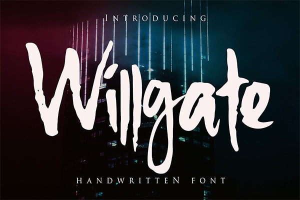 Willgate Handwritten Font