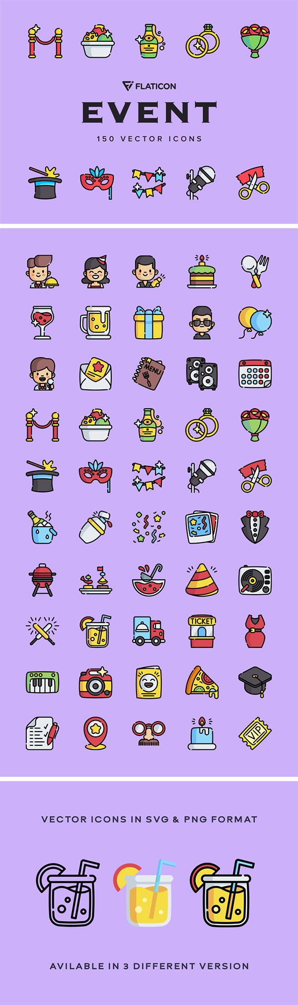 Event Vector Icons