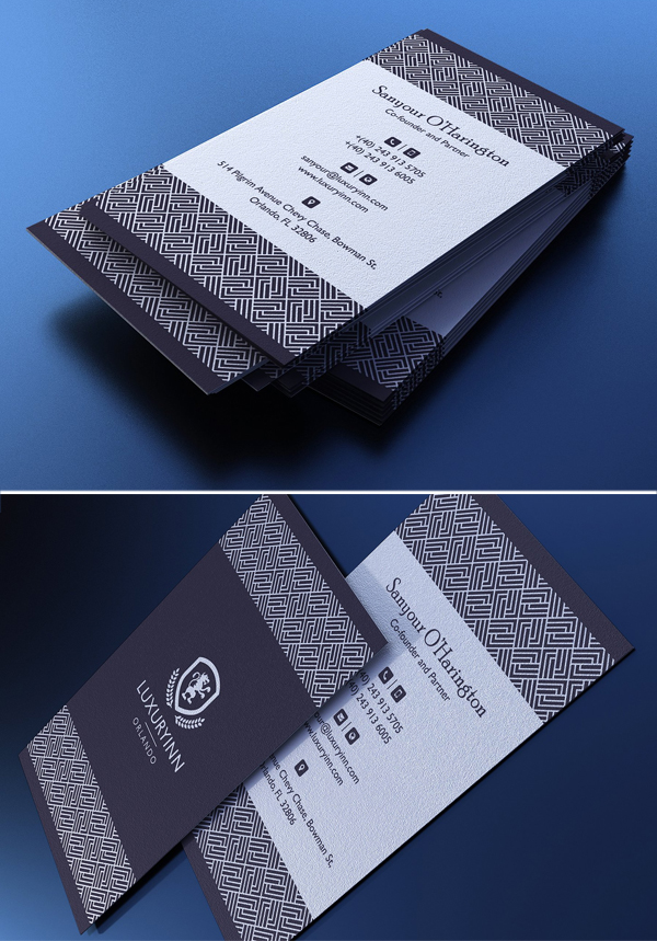Elegant Pattern Business Card