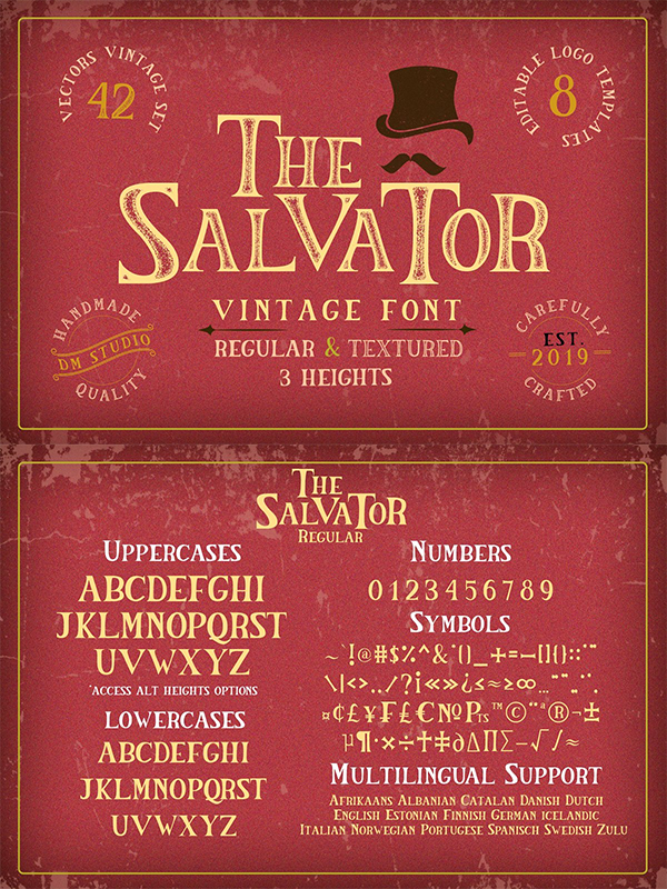 The Salvator - Vintage Font