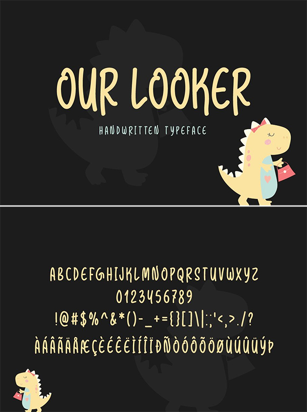 Our Looker Typeface
