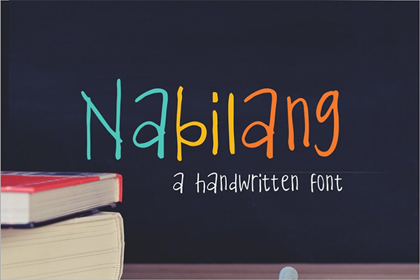 Nabilang - A Handwritten FOnt