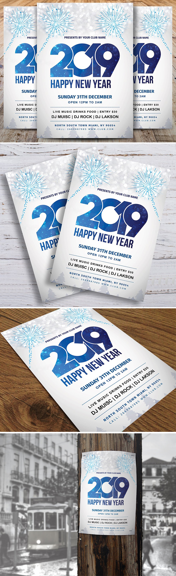 Simple New Year Party Flyer