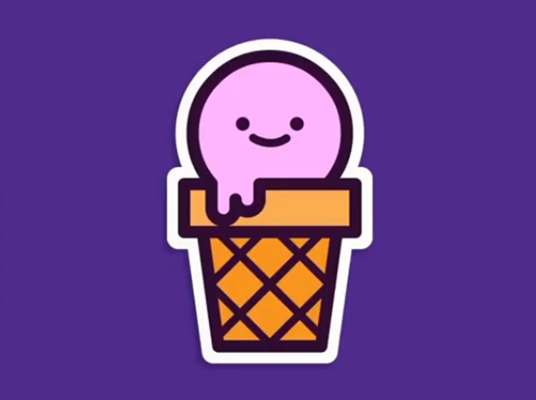 Illustration: Create an Ice Cream Sticker