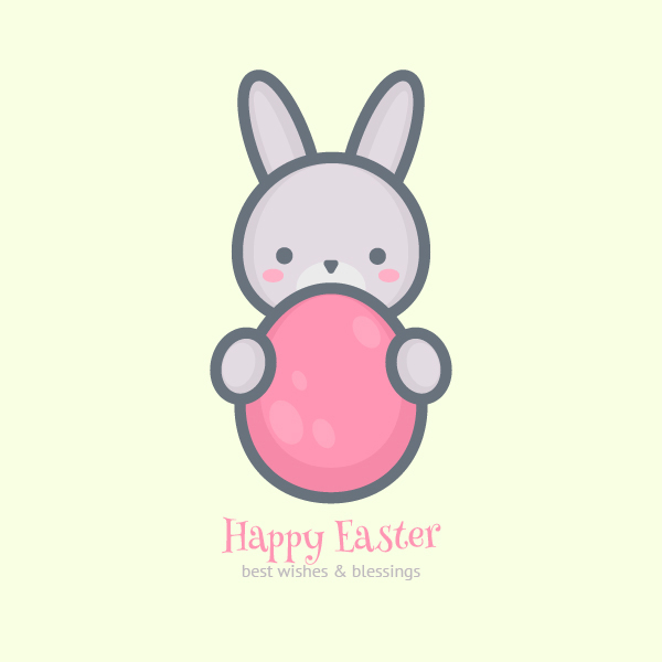 Draw a Cute Easter Bunny