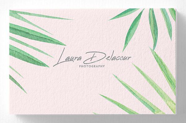Pink Exotic Business Card