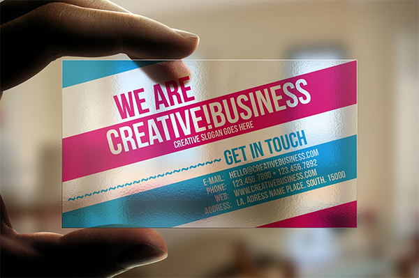 Transparent Business Card