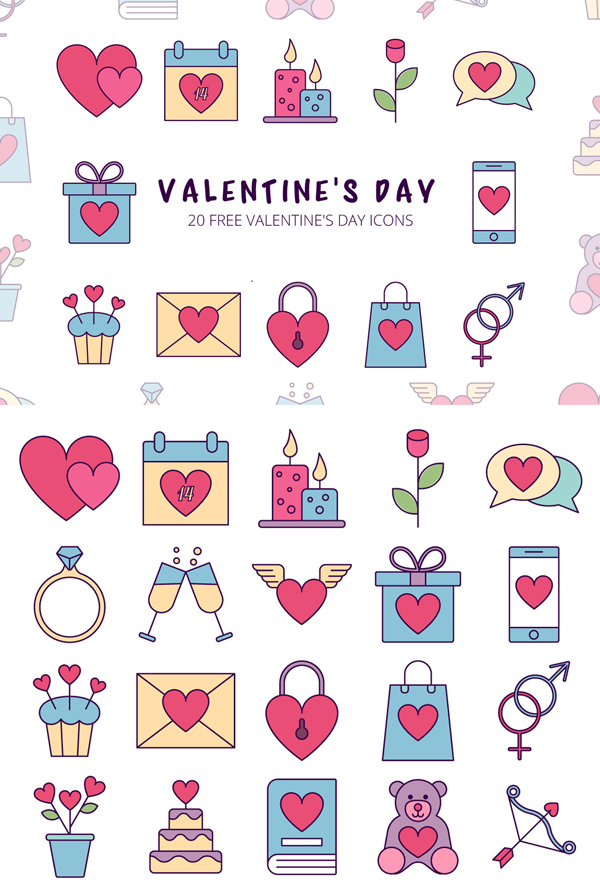Valentines Day Vector Free Icon Se