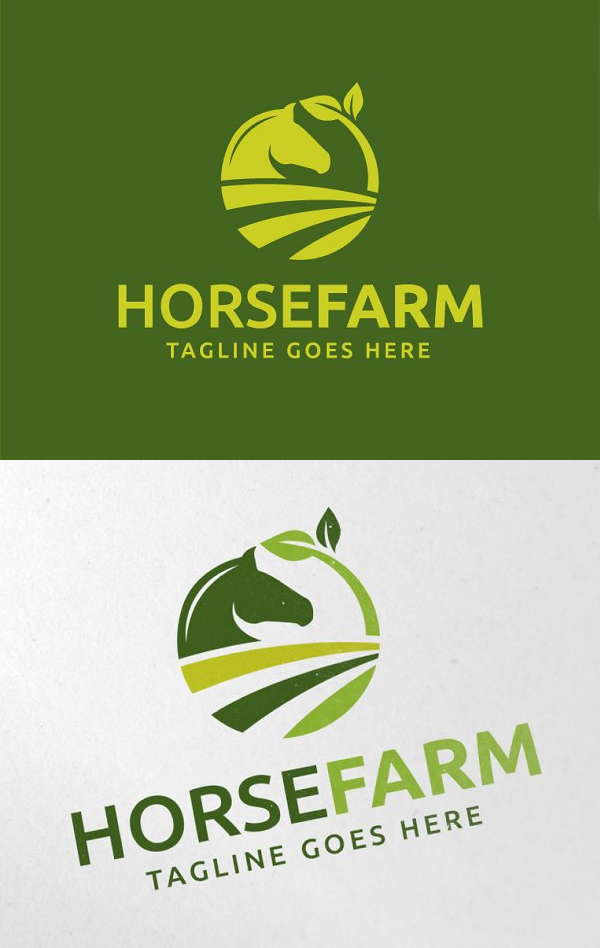 Horse Farm Logo Template
