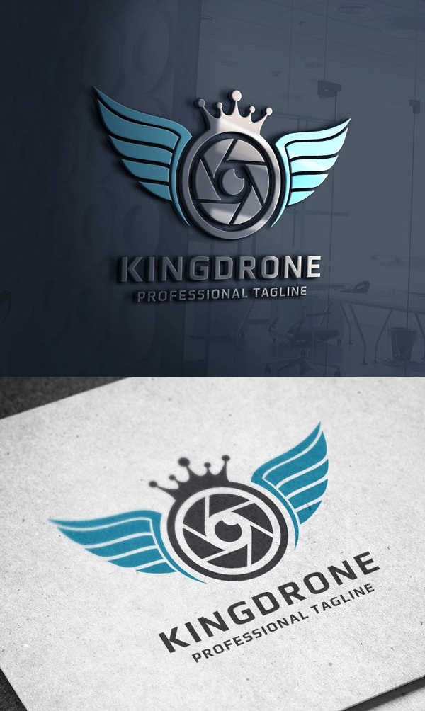King Drone Logo