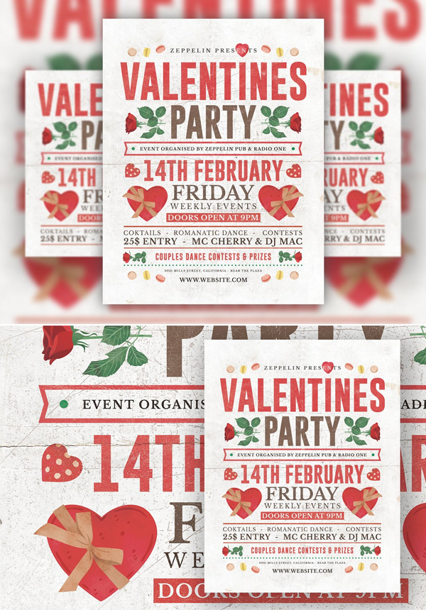 Awesome Valentine's Day Flyer Template