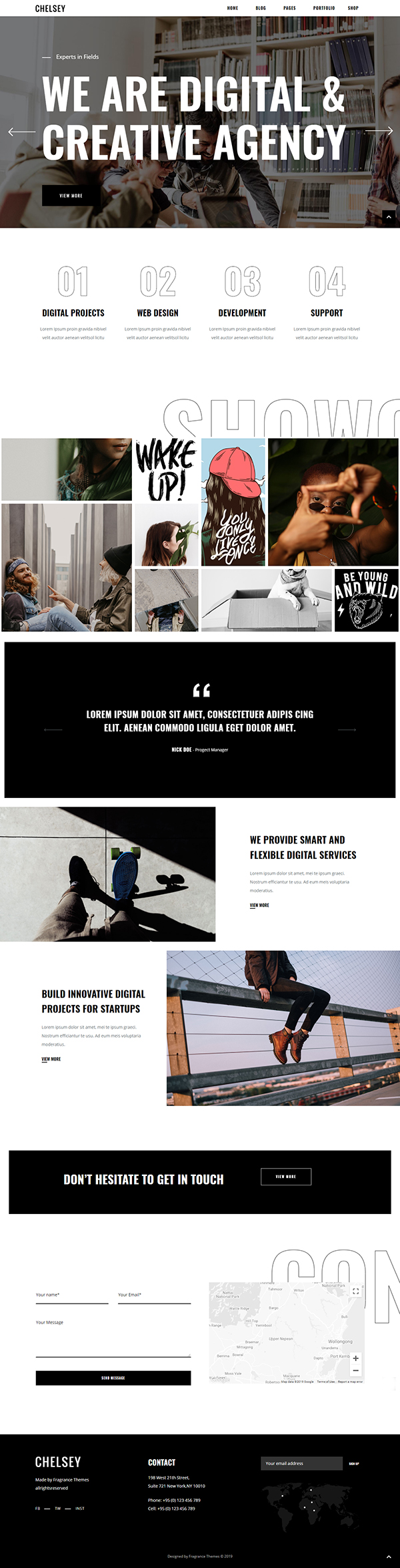 Chelsey - A Creative Multipurpose Theme for Freelancers and Agencies