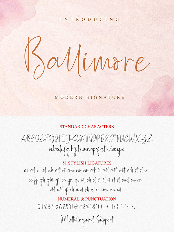 Ballimore - Modern Signature