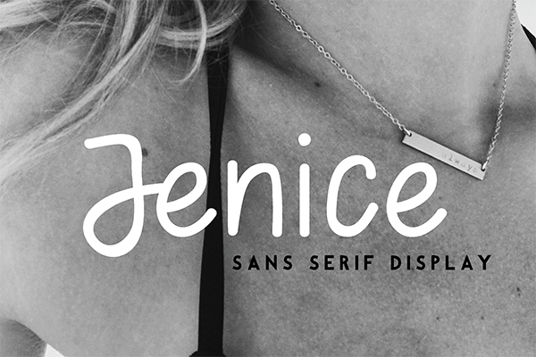 Jenice | Dispaly Font