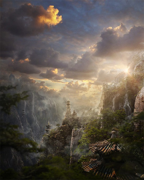 Create Magical Landscape in Photoshop