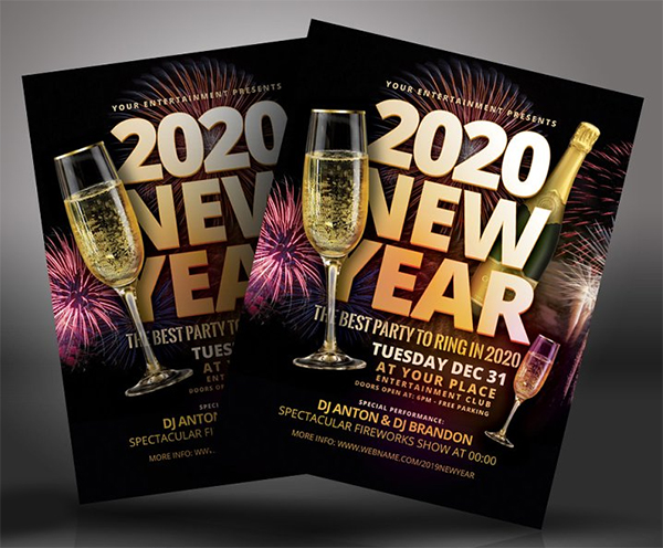 Awesome New Year Flyer