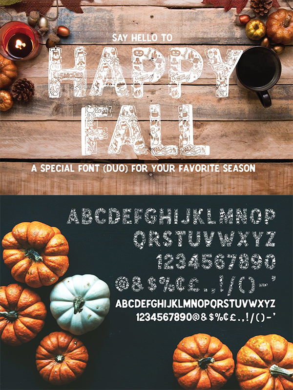 Happy Fall Display Font