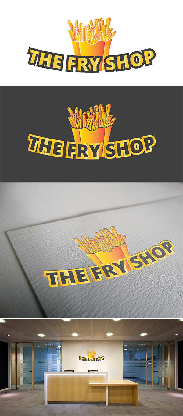 Fry Shop Logo Design
