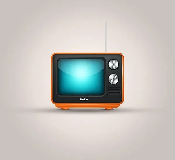 Create a Cute Television Icon From Scratch