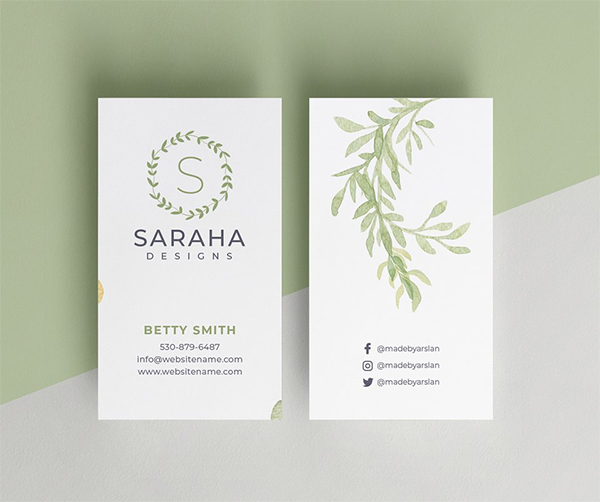 Saraha - Minimal Business Card