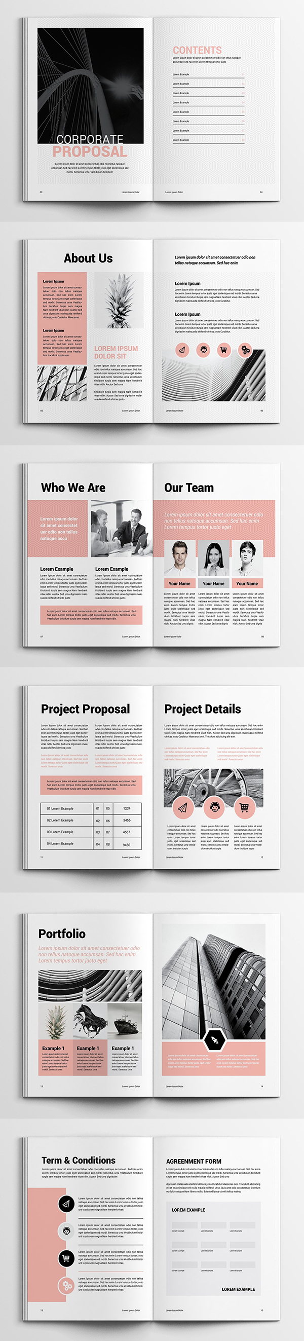 Clean Proposal Brochure Template