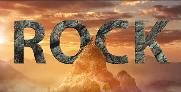 How to Make Rock Text And Fill Text With an Image in Photoshop