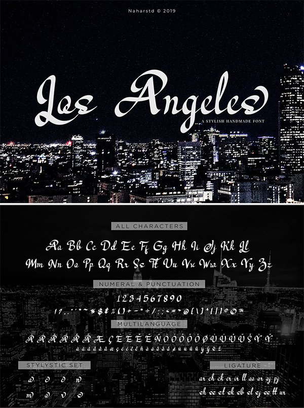Los Angeles Modern Script