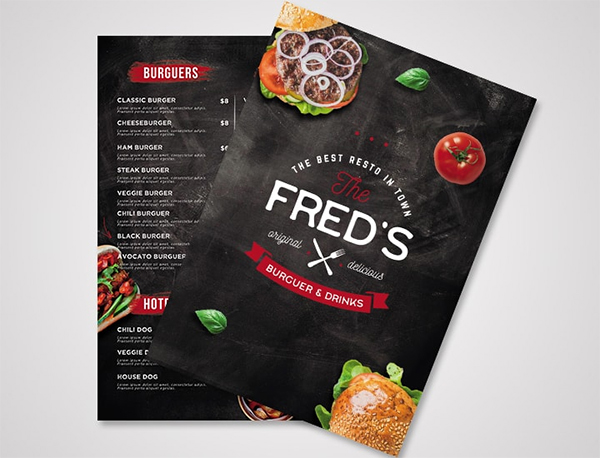 How to Create a Burger Menu Template in Photoshop