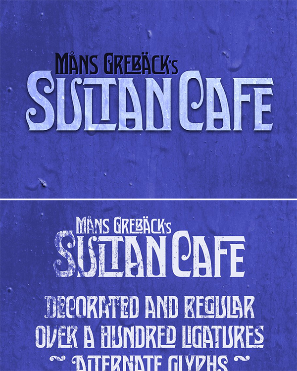 Sultan Cafe Font