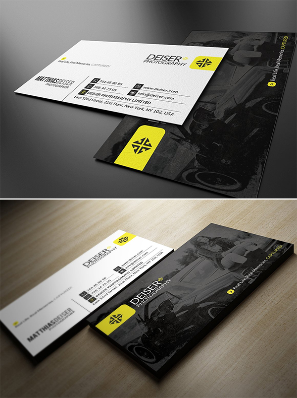 Cool Photographer Business Card