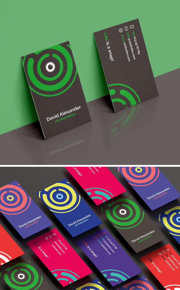 7 Photographer Business Cards