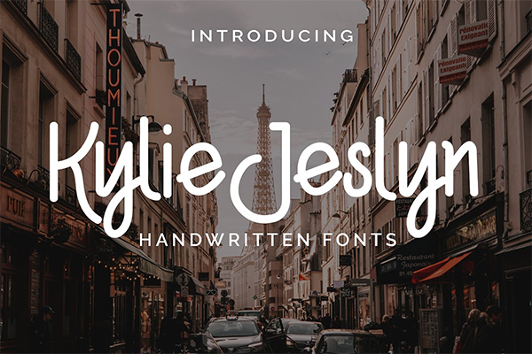 Kylie Jeslyn - Handwritten Fonts