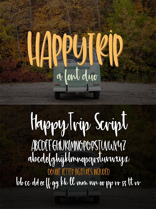 HappyTrip Font