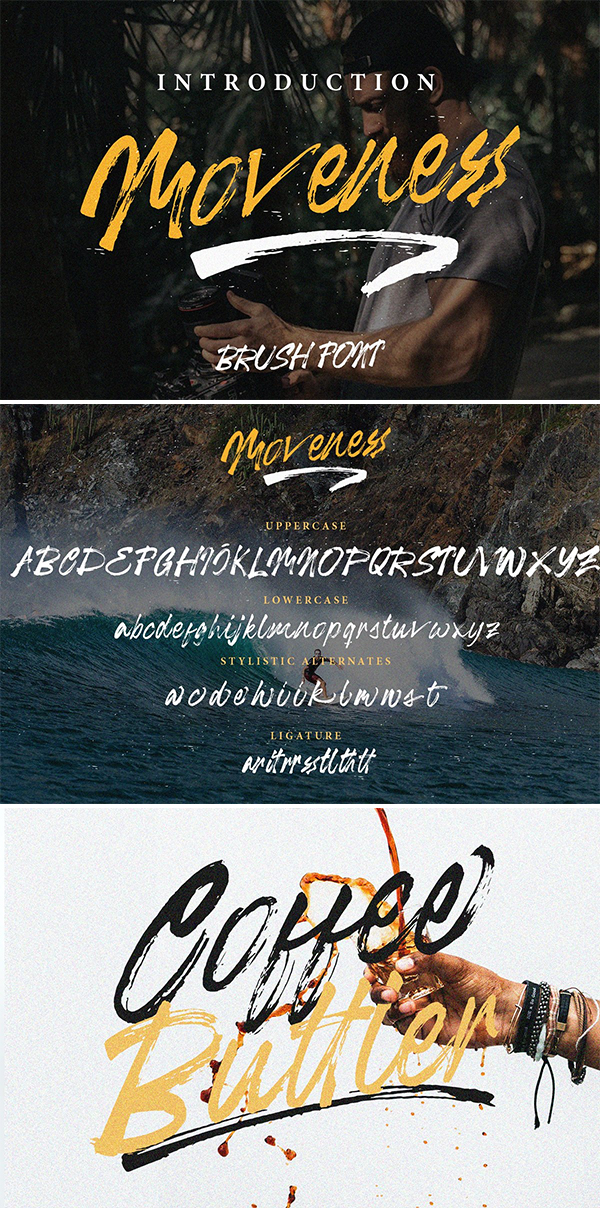 60 Best Brush Fonts For Graphic Designers - 33