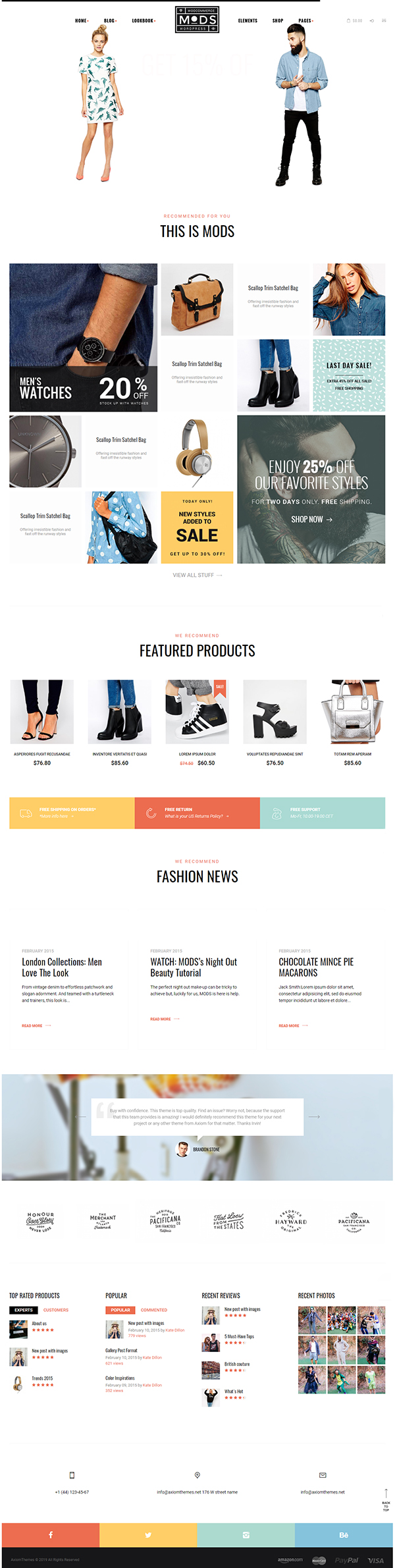 MODS - Shop & Fashion Blog WP Theme