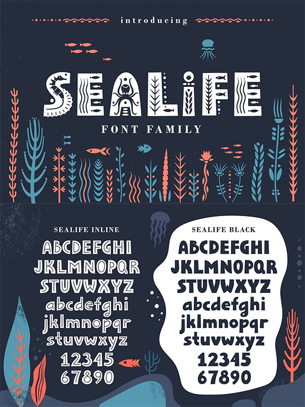 Sealife Font Family