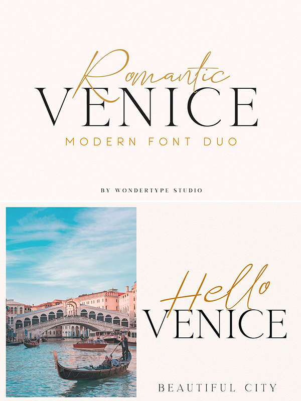 Romantic Venice Font