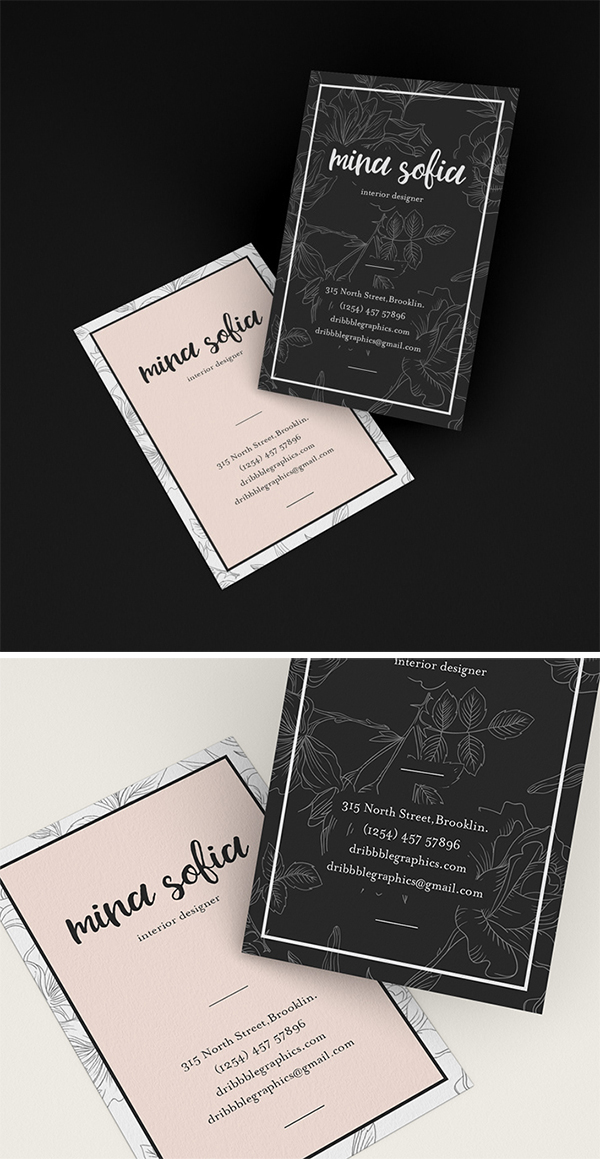 Creative Brand Business Card PSD Mockup Free Download
