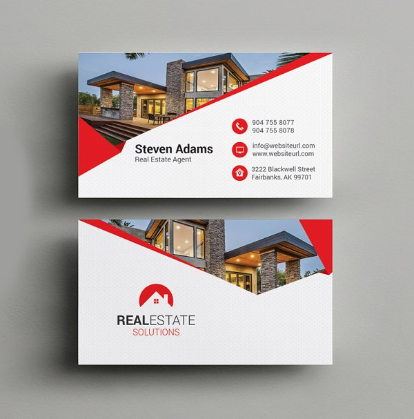 Simple Real Estate Business Card