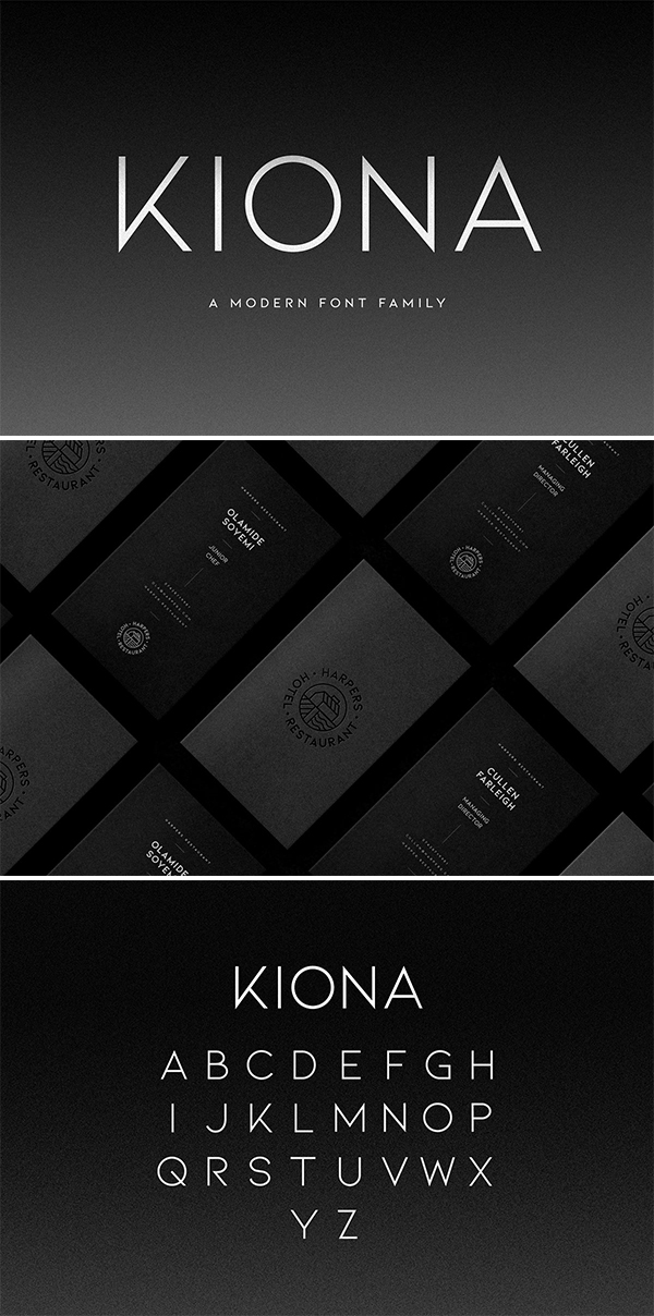 KIONA - A Modern Sans Serif